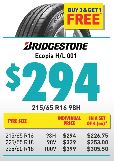 Tyre - Bridgestone Ecopia H/L 001