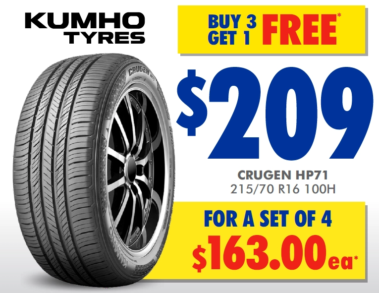 Tyre - Kumho Crugen HP71