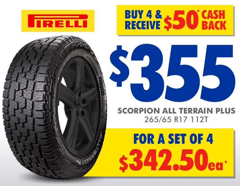 Tyre - Pirelli Scorpion All Terrain Plus