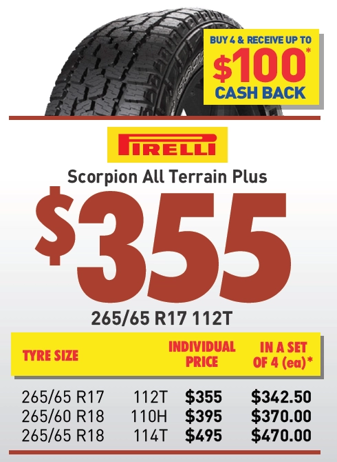 Tyre - Pirelli Scorpion All Terrain Plus