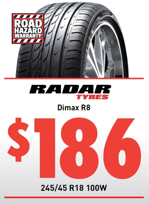 Tyre - Radar Dimax R8