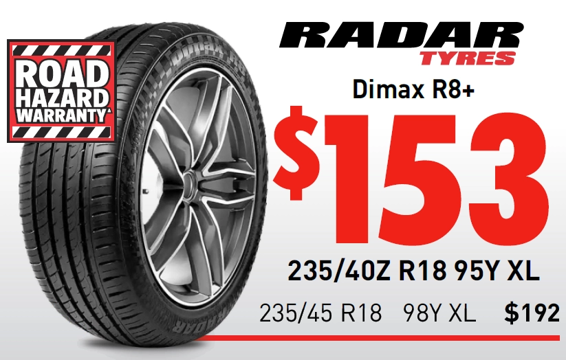 Tyre - Radar Dimax R8+