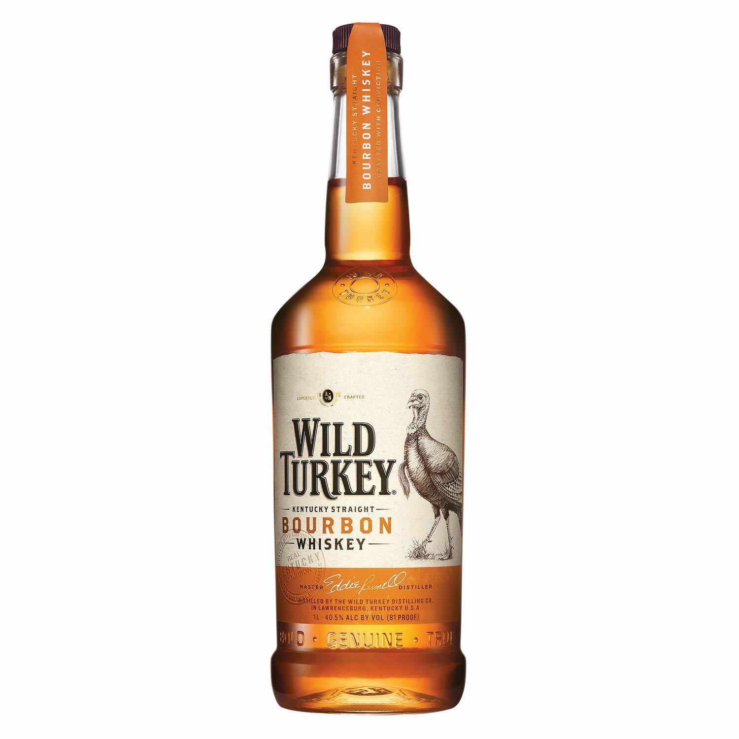 Wild Turkey 81 Proof Kentucky Straight Bourbon Whiskey