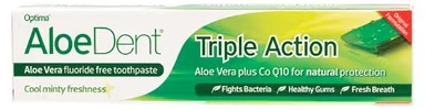 Aloe Dent Toothpaste Fluoride Free Triple Action 100ml