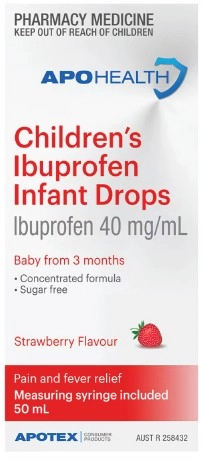 Apohealth Childrens Ibuprofen Infant Drops 50ml