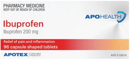 Apohealth Ibuprofen 200mg Pain Relief 96 Tablets