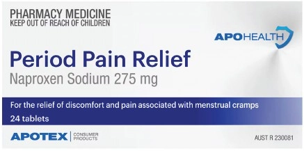 Apohealth Period Pain Relief 24 Tablets