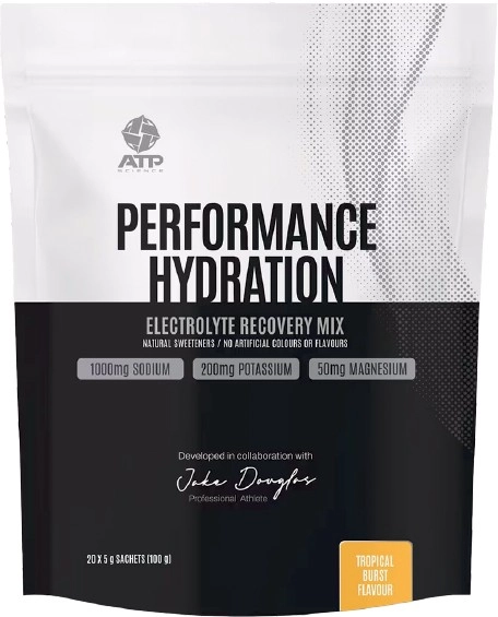 ATP Science Performance Hydration Electrolyte Recovery Mix Tropical 20 X 5g Sachets