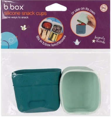 B.Box Silicone Snack Cups 2 Pack Forest