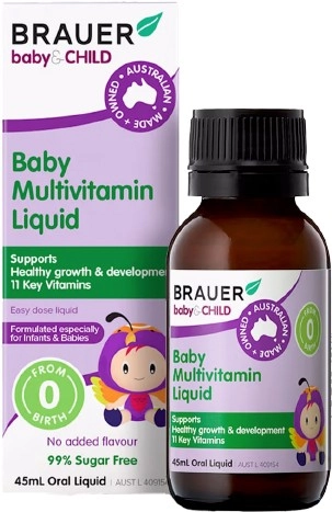 Brauer Baby & Child Liquid Multivitamin 45ml