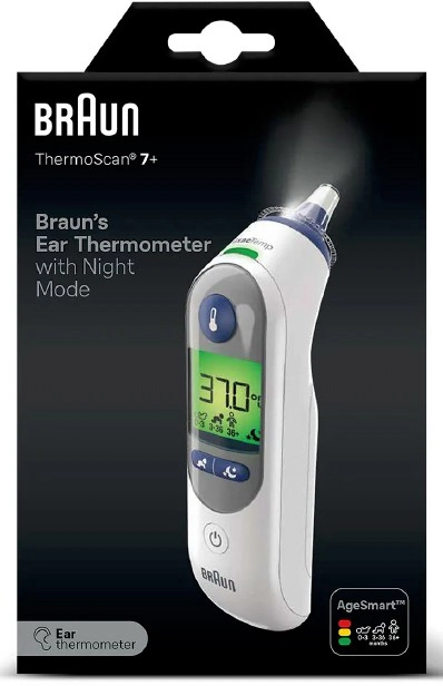 Braun Thermoscan 7+ Ear Thermometer