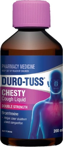 Durotuss Chesty Cough Liquid Double Strength 200ml