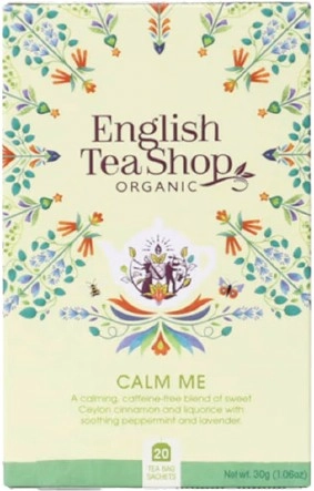 English Tea Shop Organic Wellness Tea Calm Me 20 Teabags