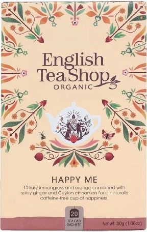 English Tea Shop Organic Wellness Tea Happy Me 20 Tea Bags