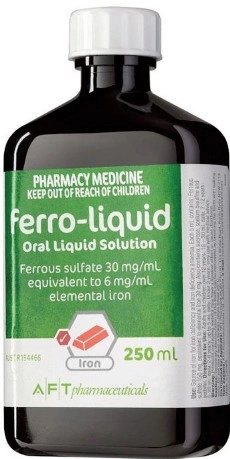 Ferro-liquid Ferrous Sulfate Solution 250ml