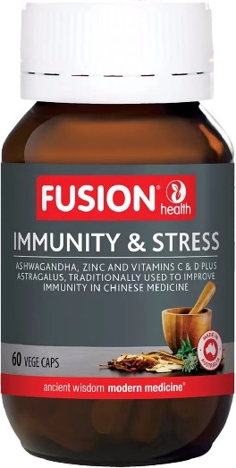 Fusion Health Immunity & Stress 60 Vege Capsules