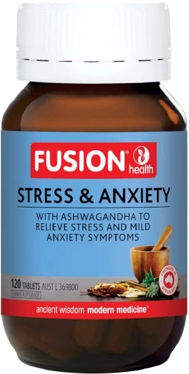 Fusion Health Stress & Anxiety 120 Tablets