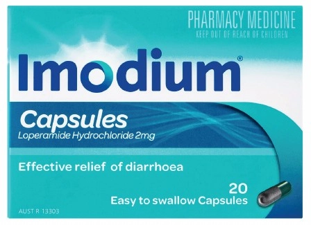 Imodium Capsules 2mg for Diarrhoea Relief 20 Capsules