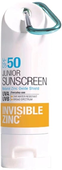 Invisible Zinc Sunscreen Junior Clip On SPF50+ 60g