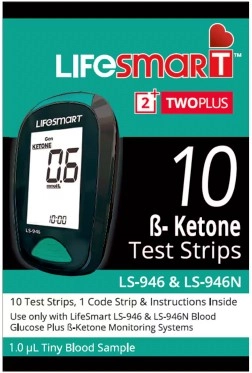 LifeSmart TwoPlus Ketone Test Strips 10 Strips