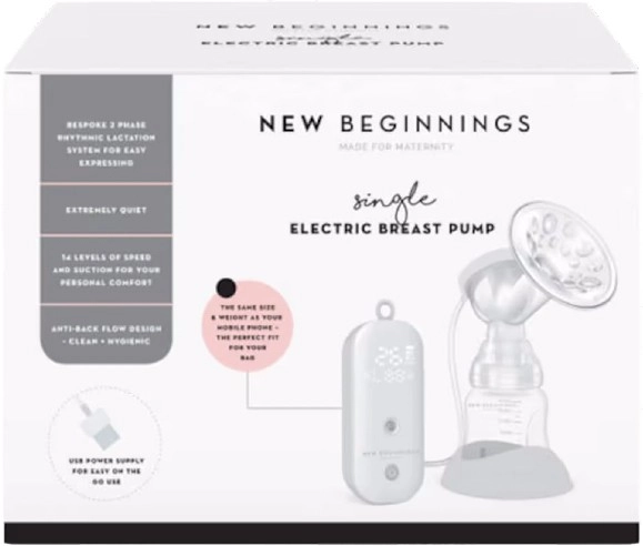 New Beginnings Single Electric Breast Pump