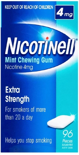 Nicotinell Chewing Gum Mint 4mg 96 Pieces