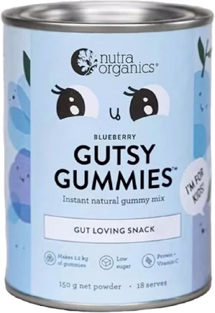 Nutra Organics Gutsy Gummies Blueberry 150g