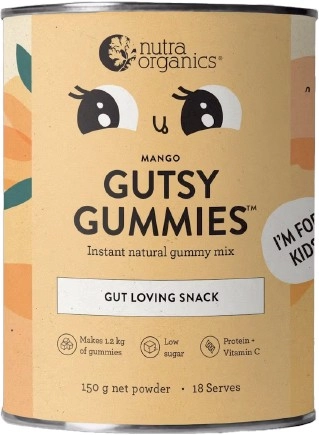 Nutra Organics Gutsy Gummies Mango 150g