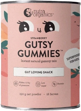 Nutra Organics Gutsy Gummies Strawberry 150g