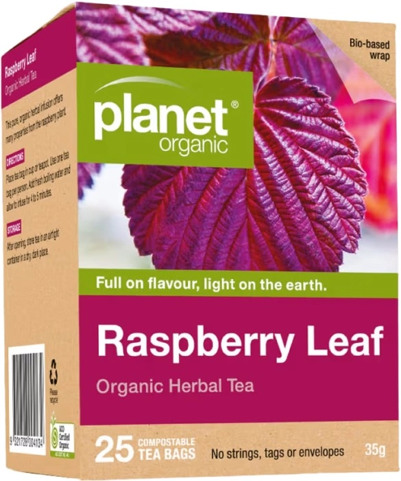 Planet Organic Raspberry Leaf Tea 25 Tea Bags