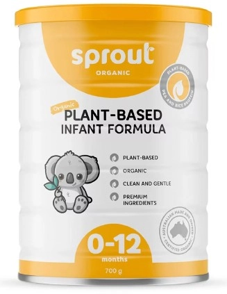 Sprout Organic Plant Based Infant Formula 0-12 Months 700g