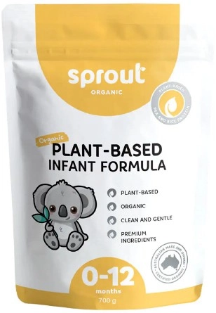 Sprout Organic Plant Based Infant Formula 0-12 Months 700g