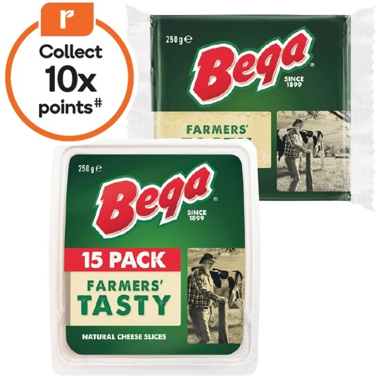 Bega Block, Grated or Sliced Cheese 250g