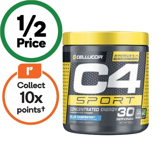 C4 Sport Pre Workout Powder 285g~