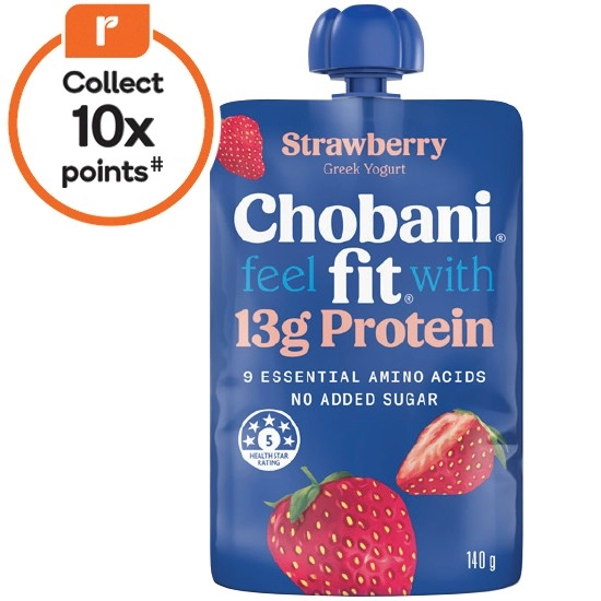 Chobani Fit High Protein Greek Yogurt Pouch 140g