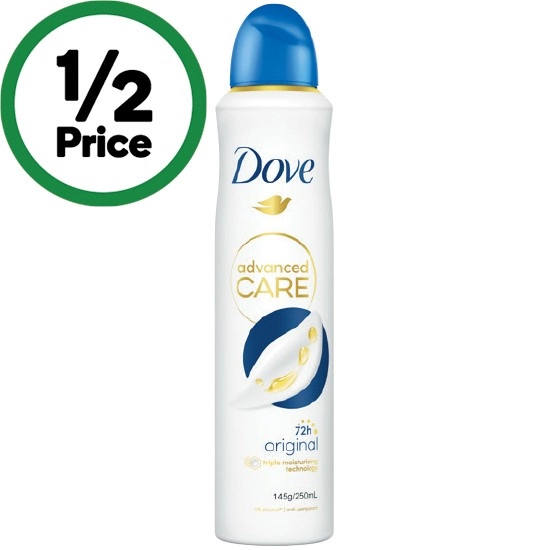 Dove Advanced Care Antiperspirant Deodorant 72h 250ml