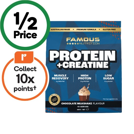 Famous Nutrition Protein + Creatine Powder 400g~