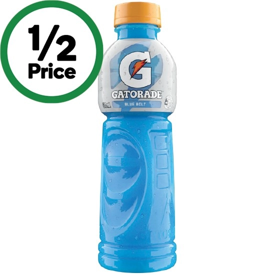 Gatorade Sports Drink or G-Active Flavoured Water 600ml