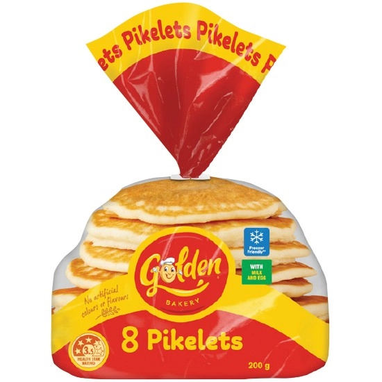 Golden Pikelets 200g Pk 8