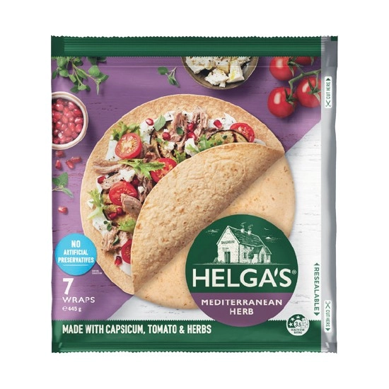 Helga’s Wrap Varieties 445-508g Pk 7-8 – Excludes Lower Carb