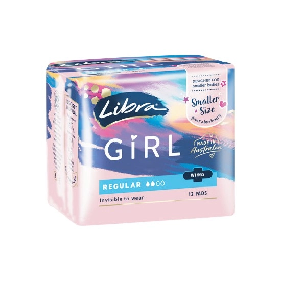 Libra Girl Ultra Thins Pads Wings Pk 12