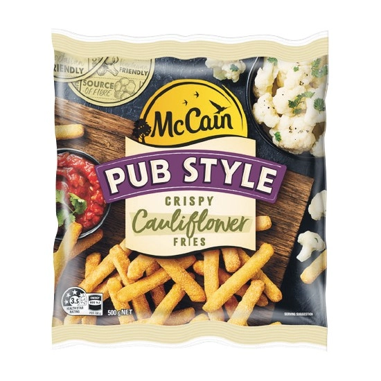 McCain Pub Style Crispy Broccoli or Cauliflower Fries 500g