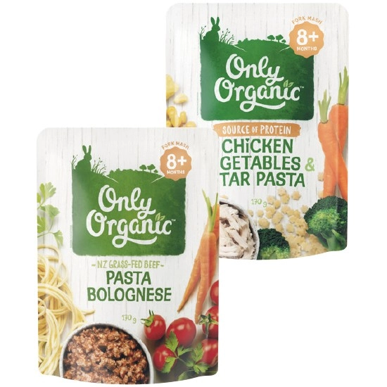 Only Organic Baby Food Pouch 170g