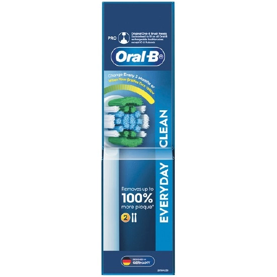 Oral-B Precision Clean White Electric Toothbrush Refills Pk 2