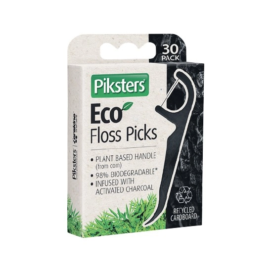 Piksters Eco Floss Picks Pk 30