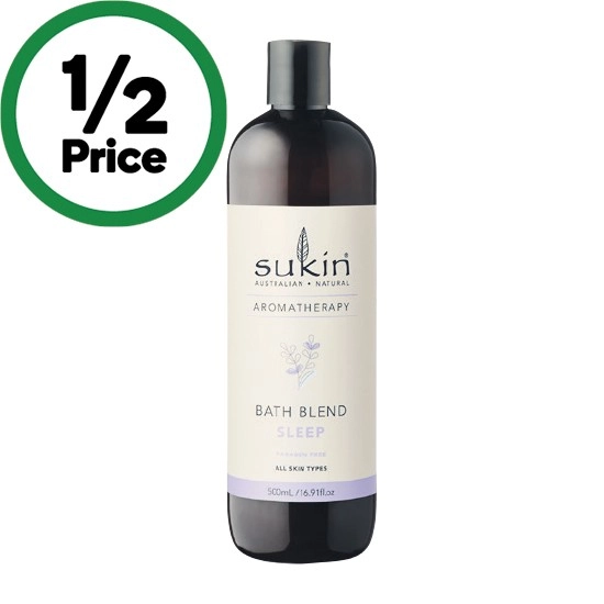 Sukin Aromatherapy Bath Blend Sleep 500ml