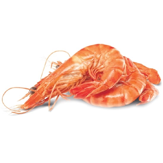 Thawed Medium Cooked Australian Tiger Prawns