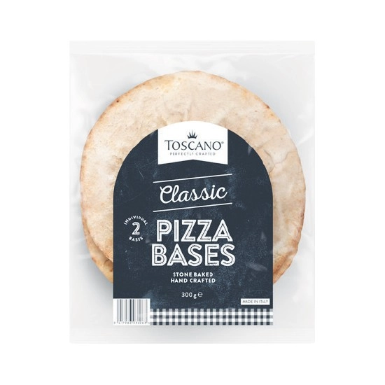 Toscano Pizza Bases 300g Pk 2