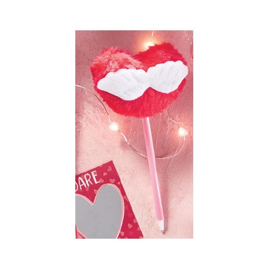 Valentine’s Day Fluffy Pen Heart – Assorted