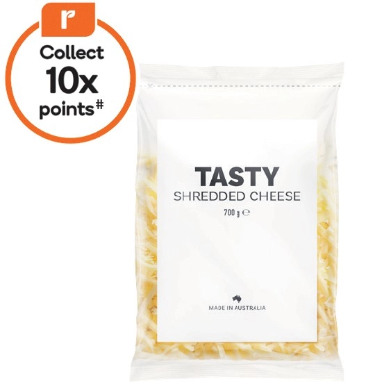 White Label Tasty Shredded Cheese 700g